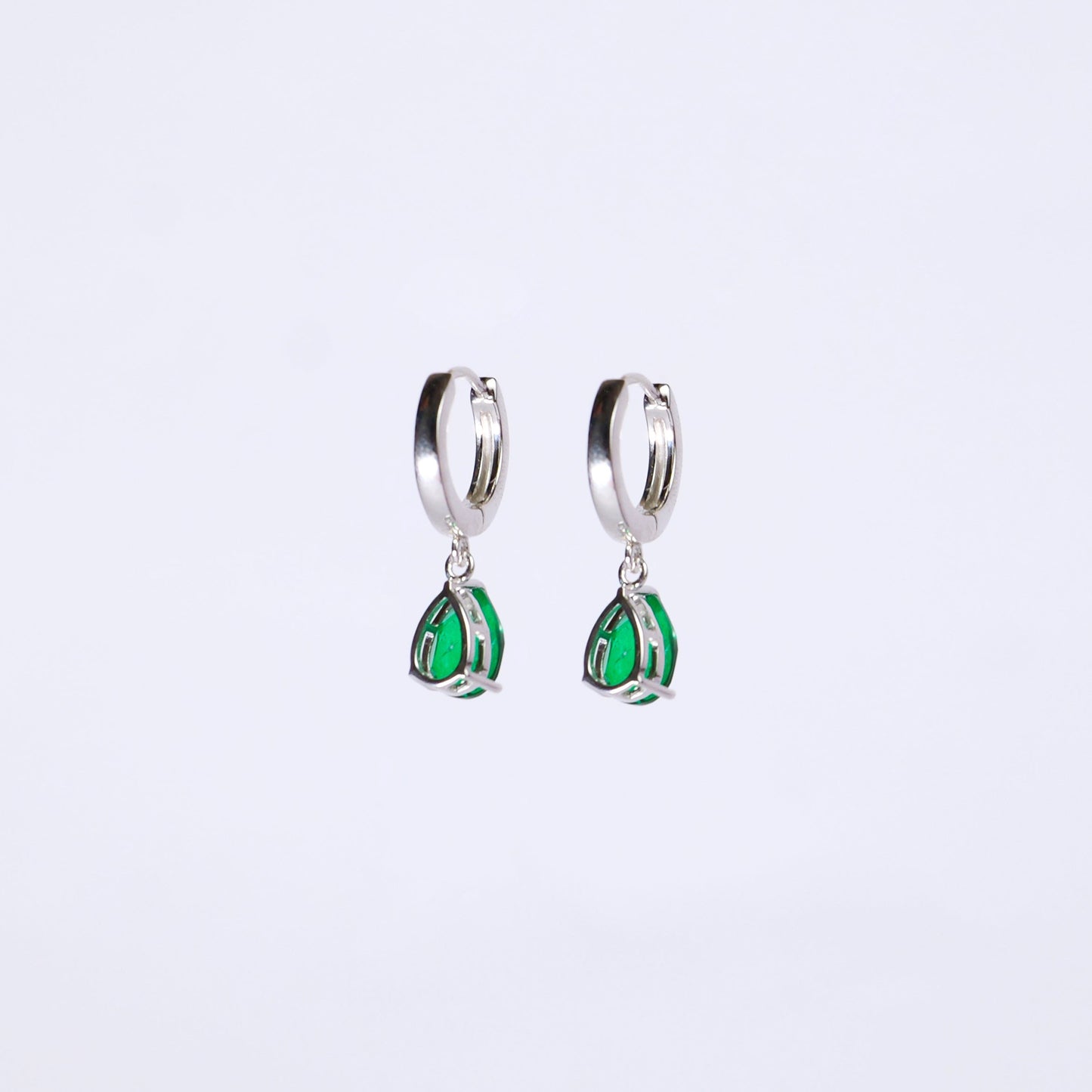 CLASSIC DROP EARRINGS- EMERALD(S)