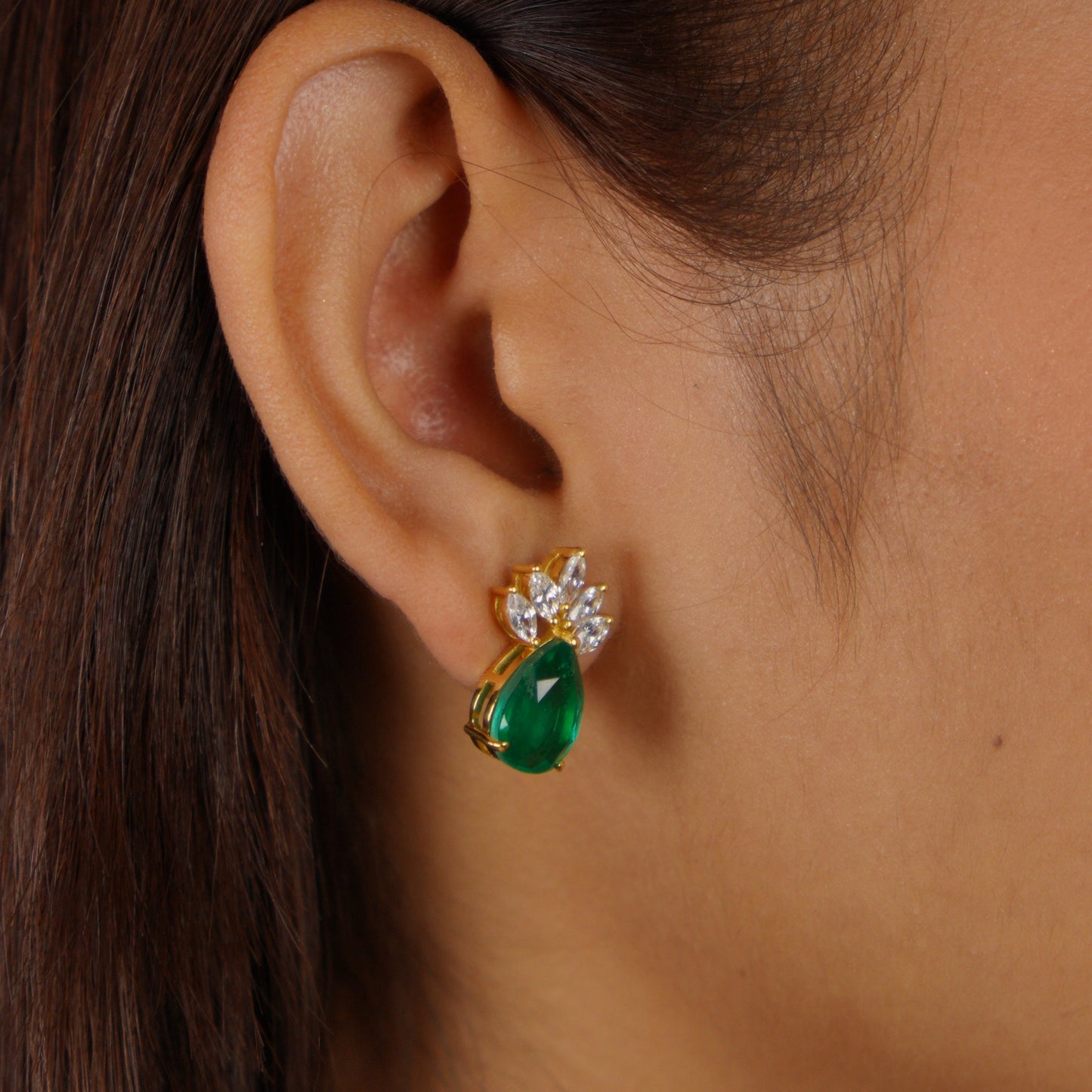 SCARLET EARRINGS- EMERALD(G)