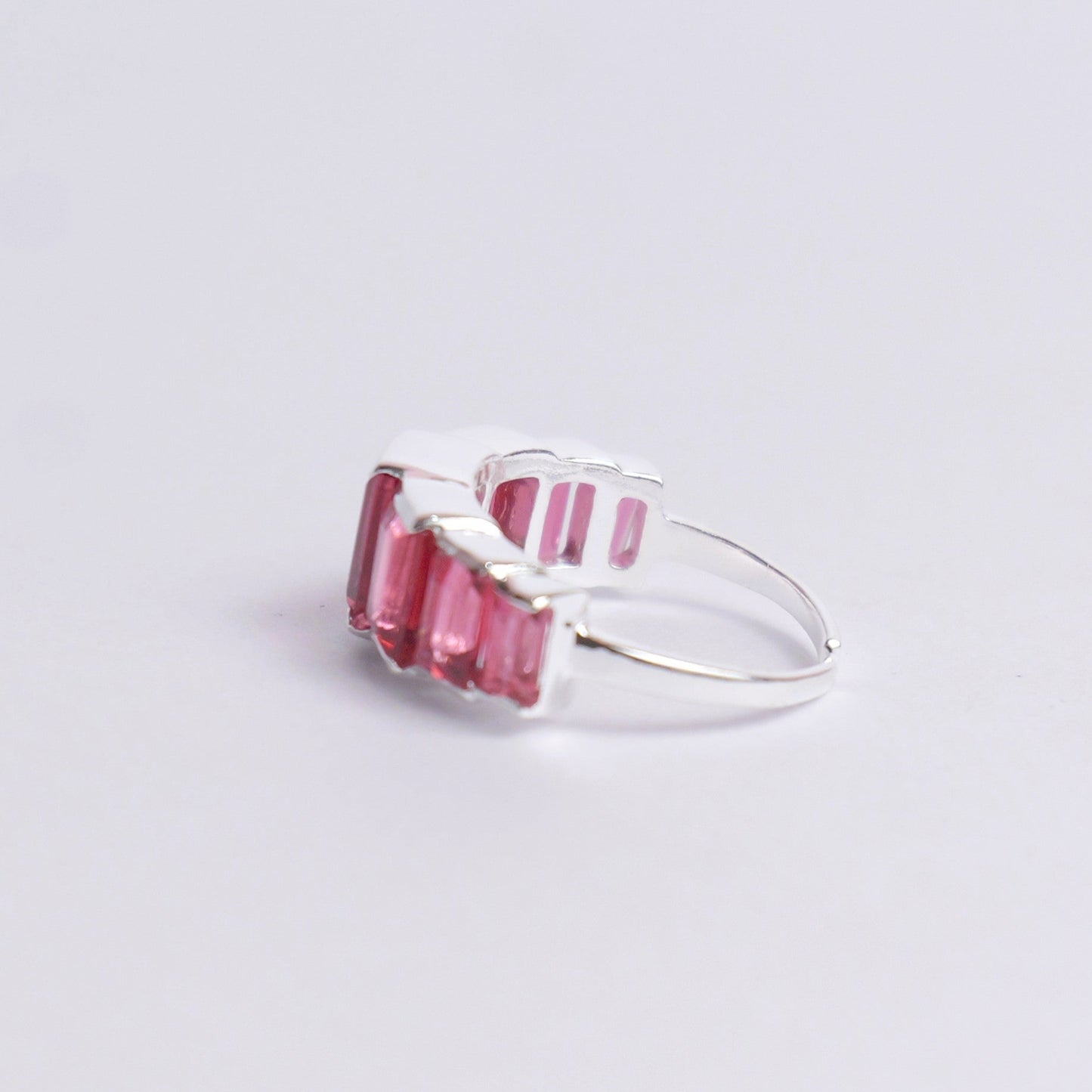 STEP STACK RING ADJUSTABLE- RUBY(S)