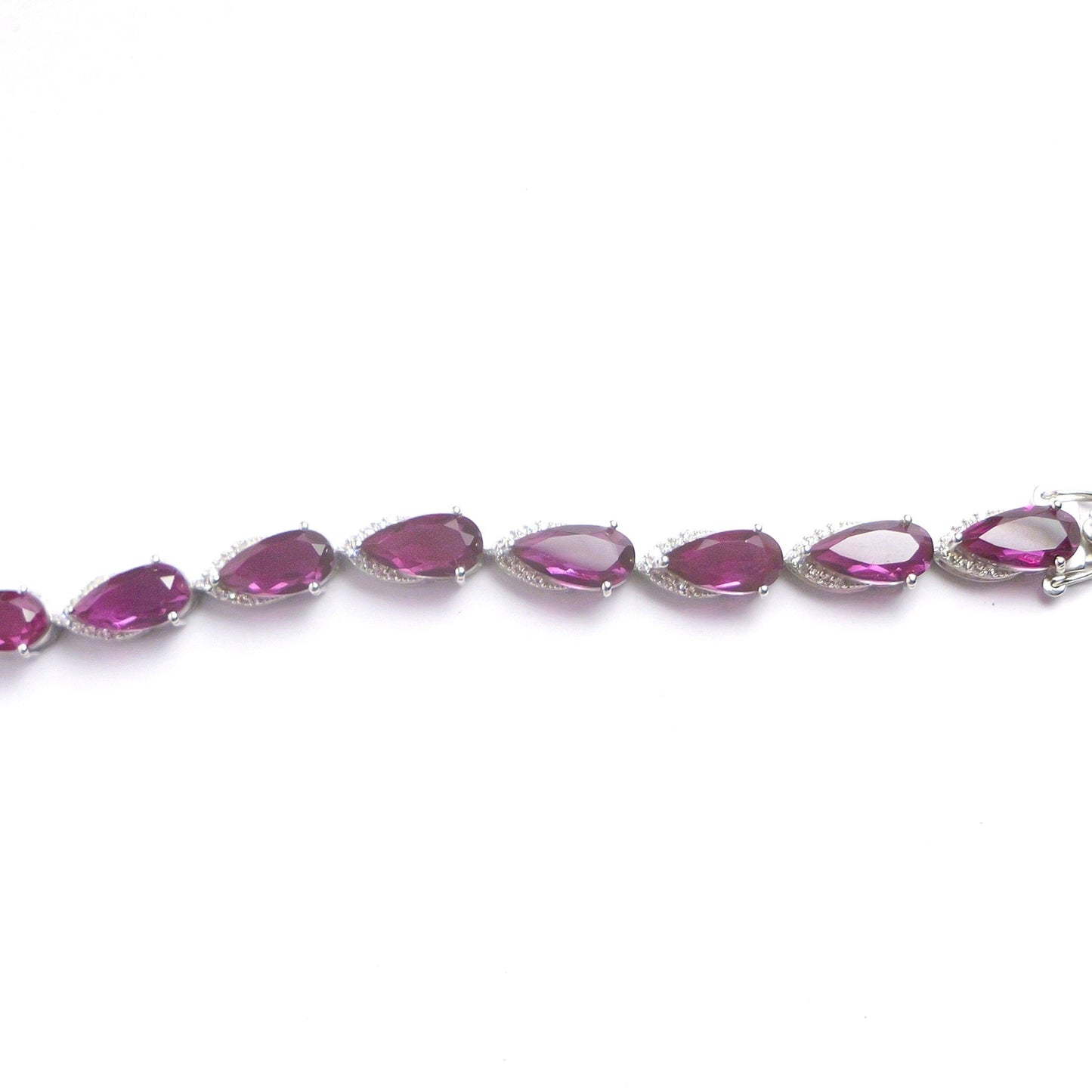 SIGNATURE TEARCUT BRACELET- RHODOLITE(S)