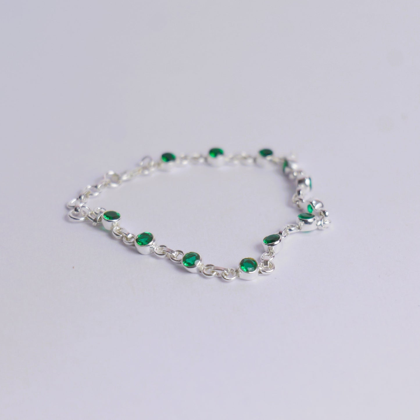 DEWDROP BRACELET- EMERALD(S)