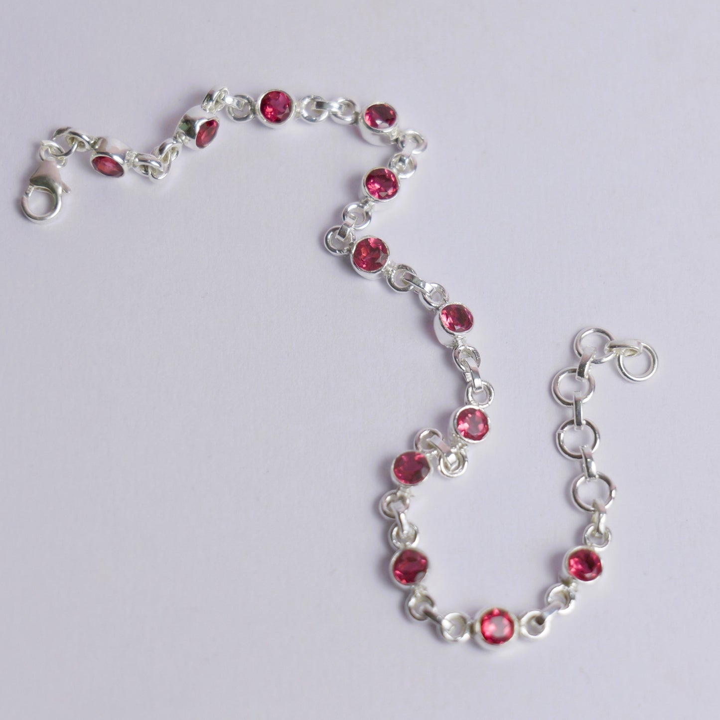 DEWDROP BRACELET- RUBY(S)