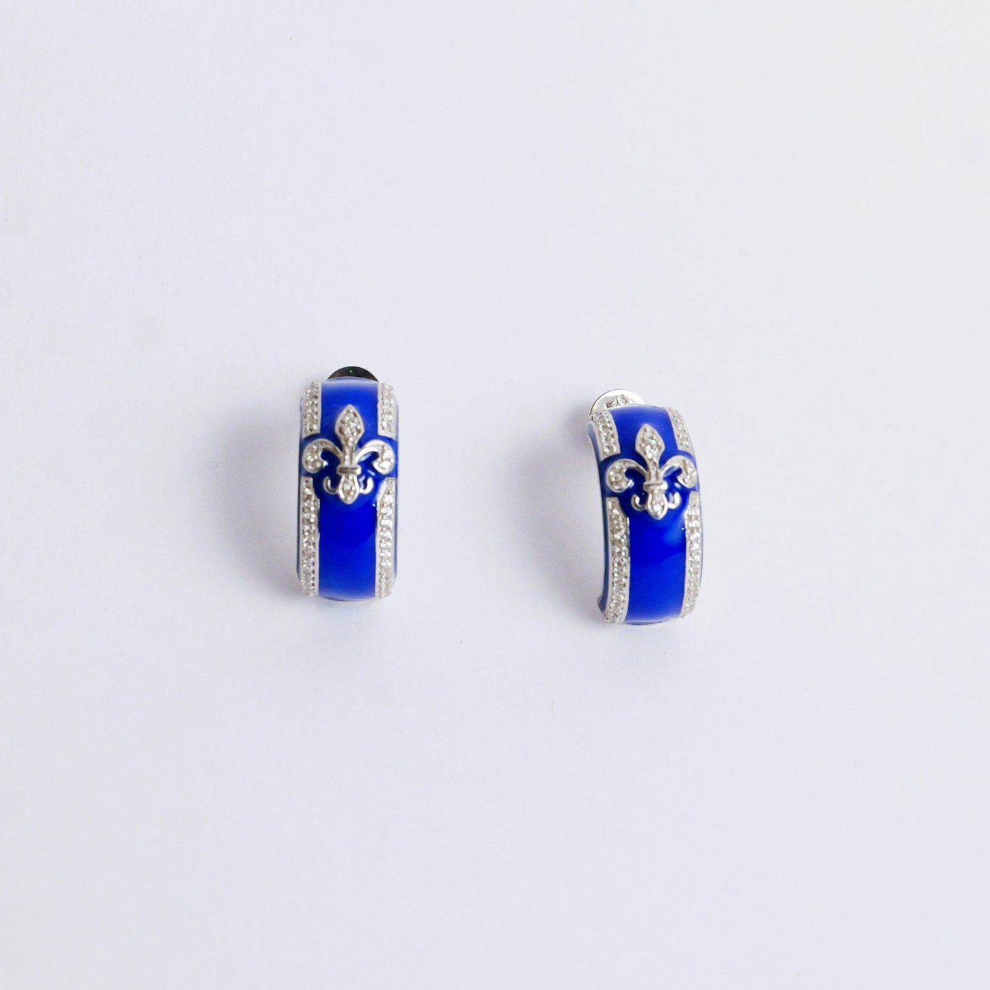 ARC EARRINGS- BLUE