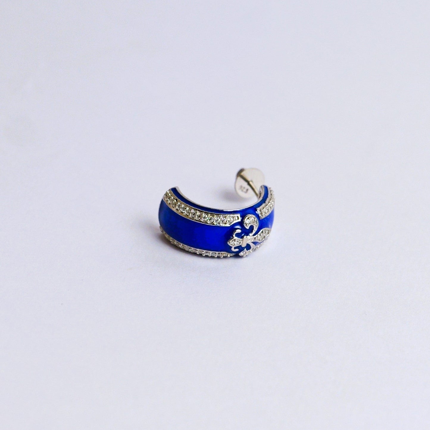 ARC EARRINGS- BLUE