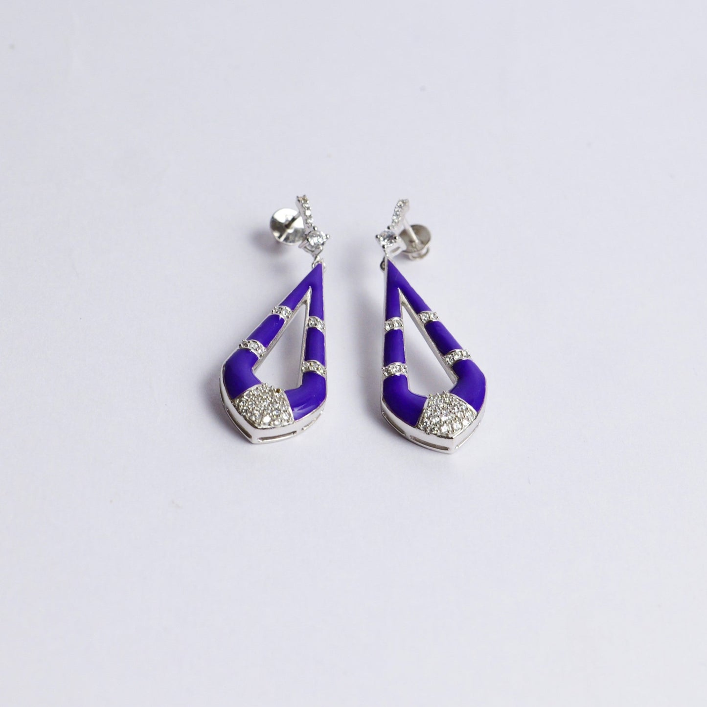 STELLAR EARRINGS- PURPLE