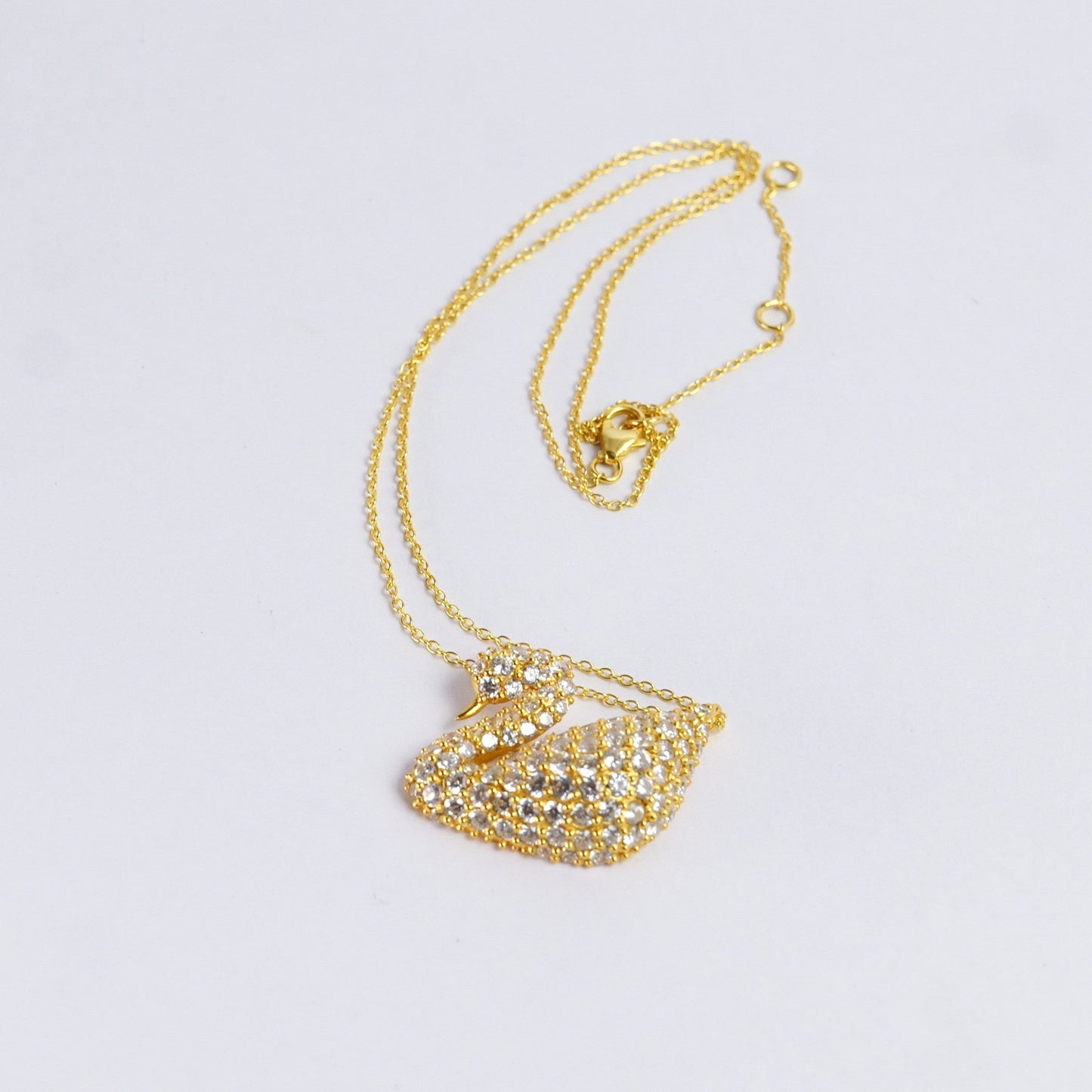 SWAN PENDANT- GOLD