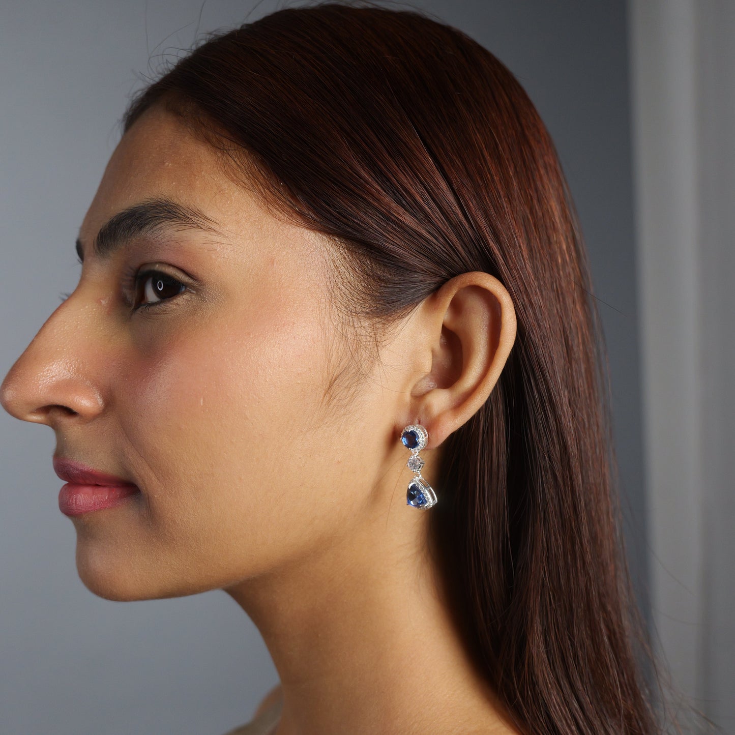VELVET DROP EARRINGS- TOPAZ(S)