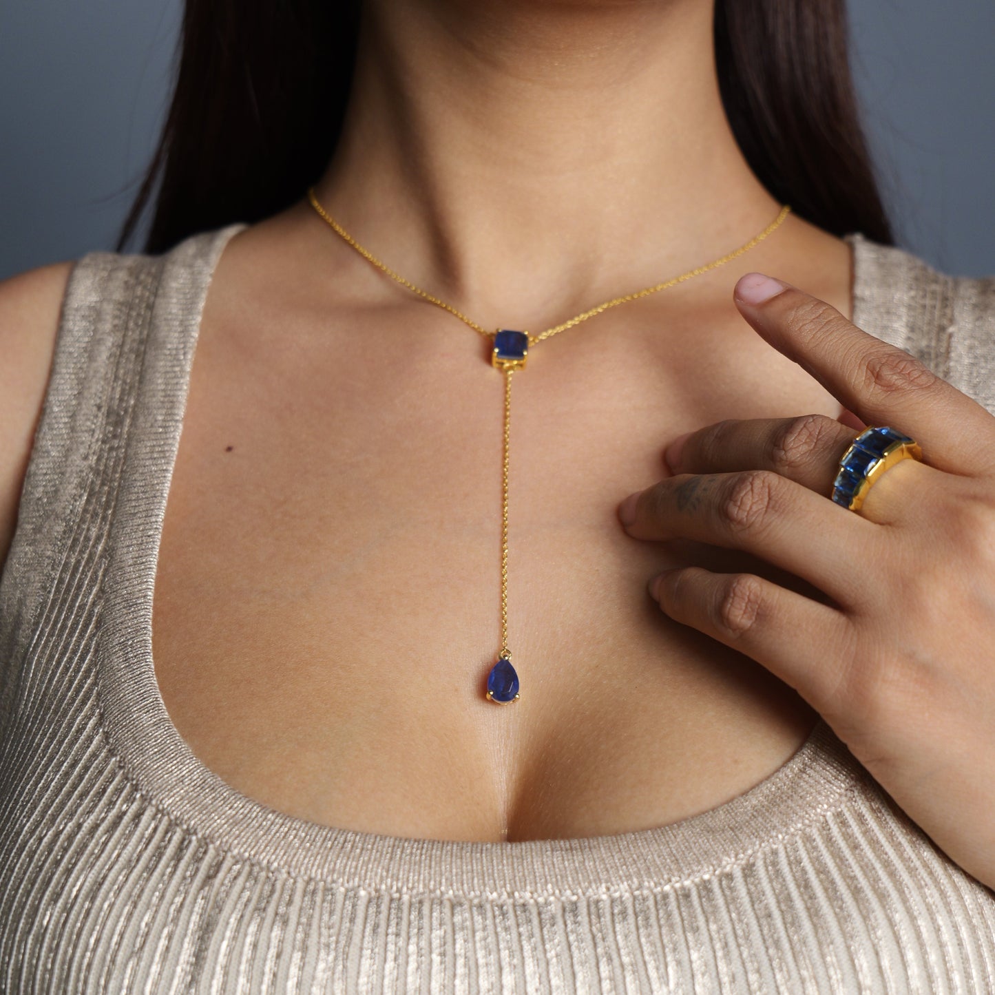 TWIN PENDANT - TOPAZ