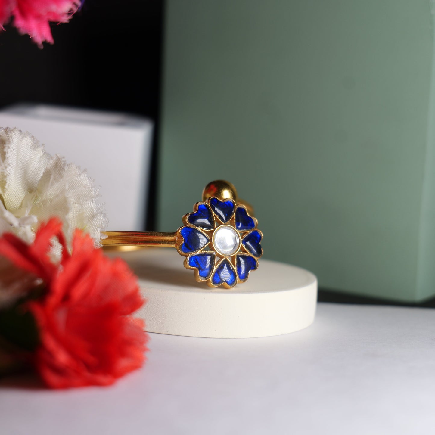 FLORAL KUNDAN BRACELET