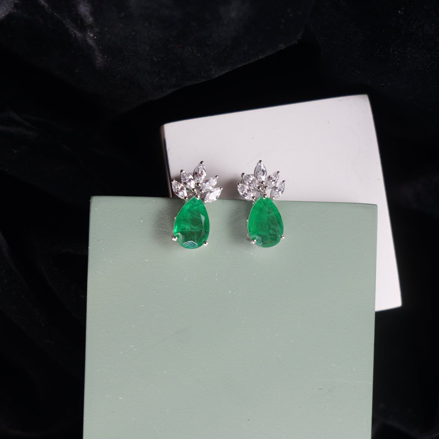 SCARLET EARRINGS- EMERALD(S)