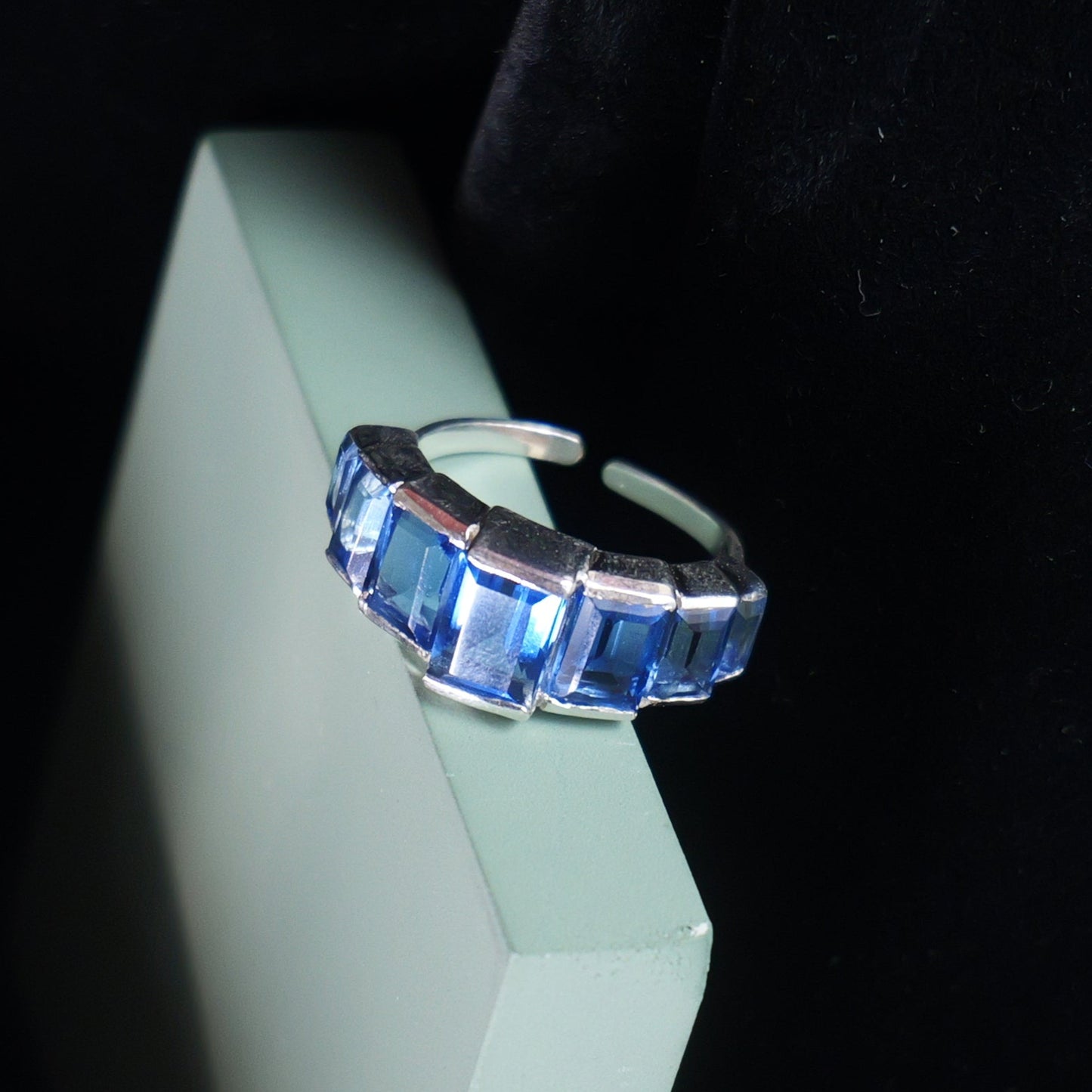 STEP STACK RING ADJUSTABLE- TOPAZ(S)
