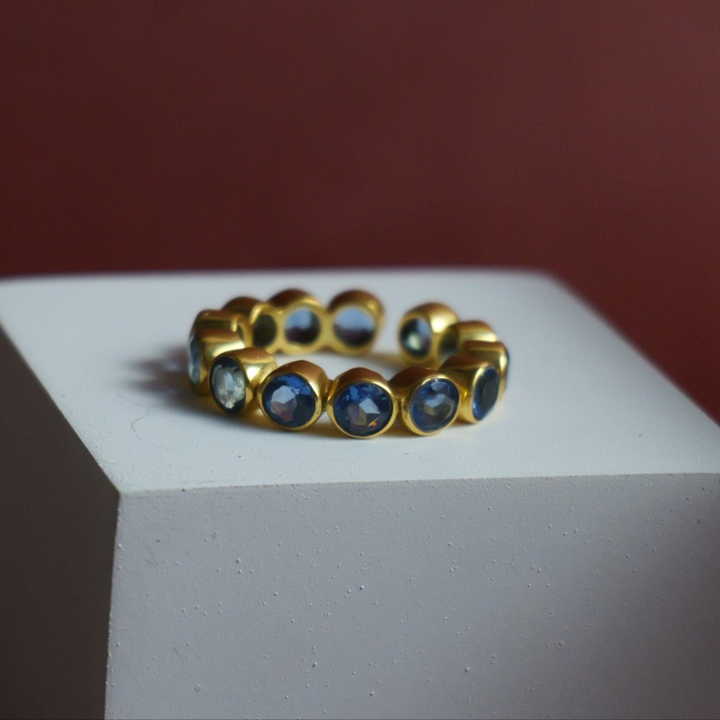 BEZEL RING ADJUSTABLE- TOBAZ(G)