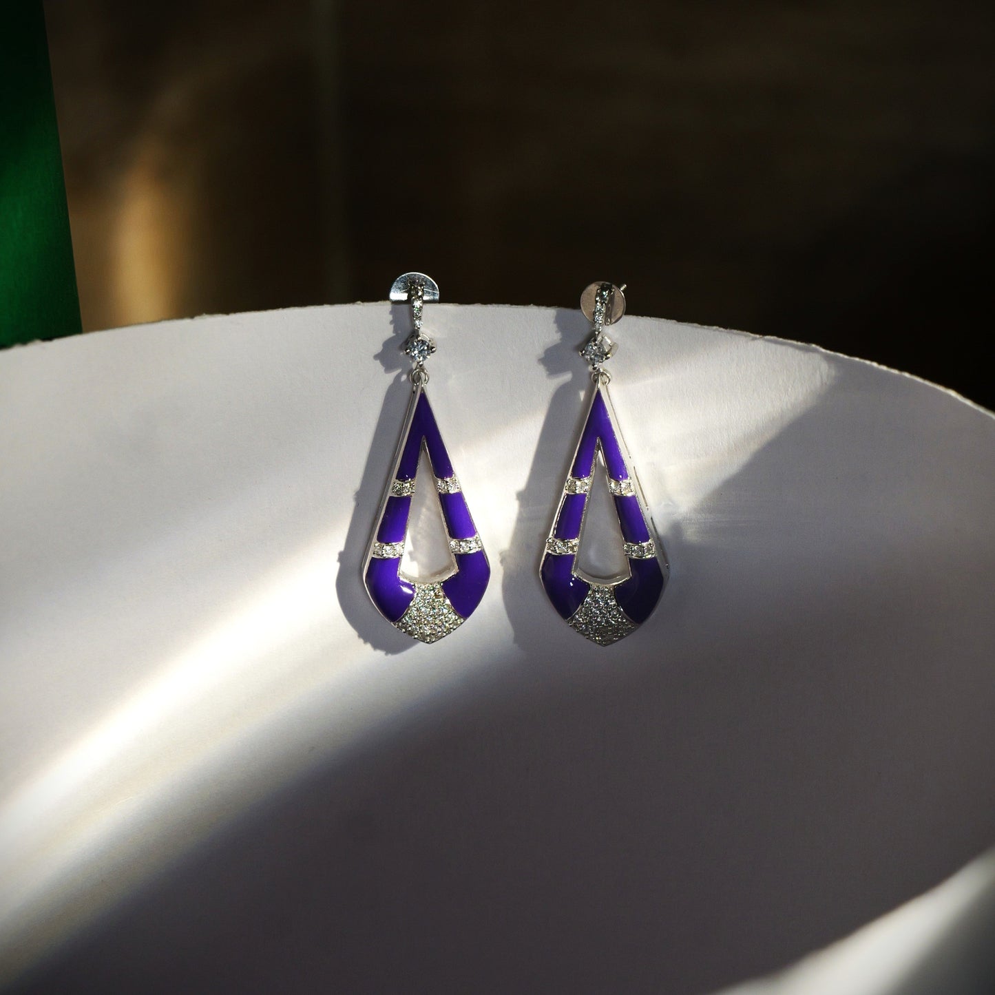 STELLAR EARRINGS- PURPLE
