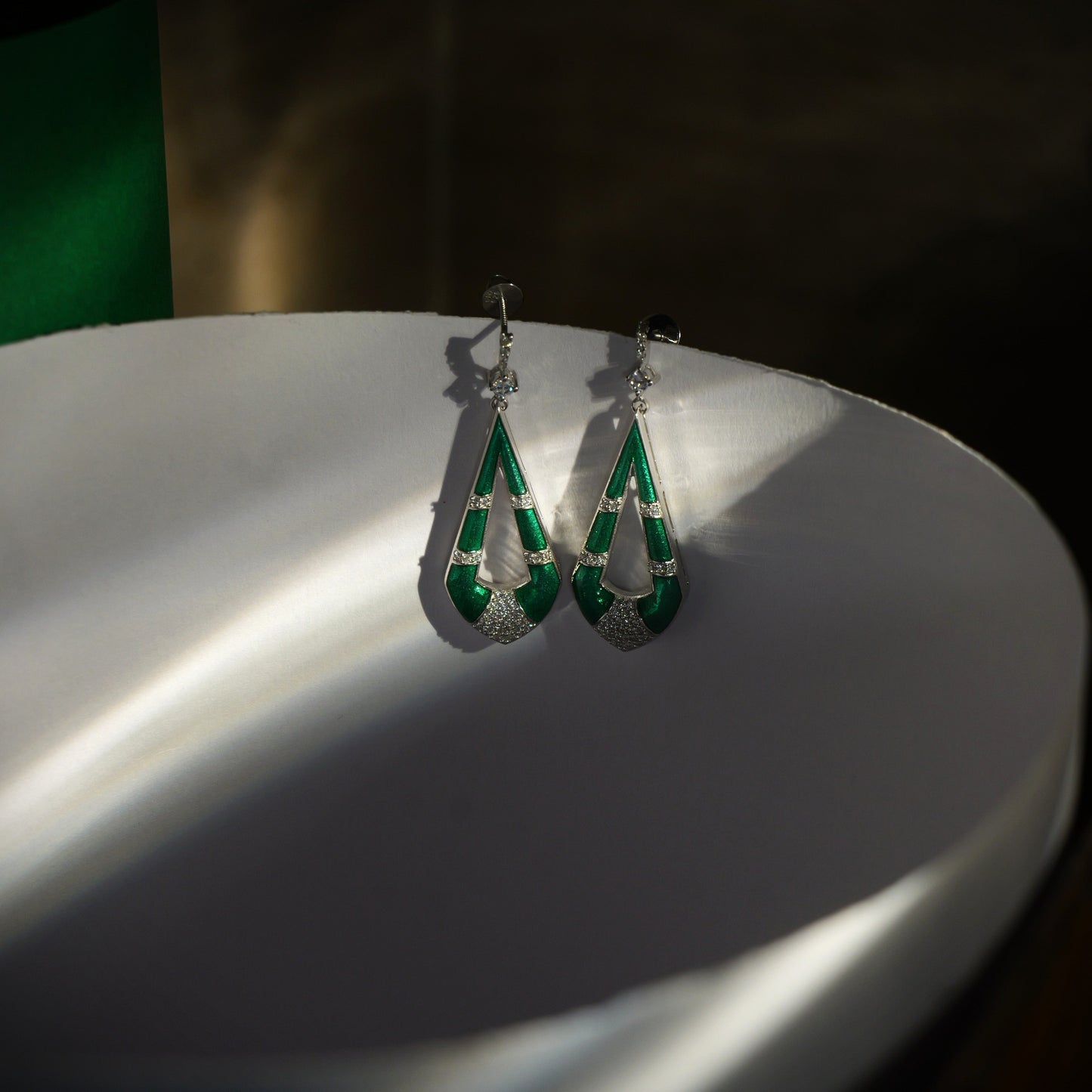 STELLAR EARRINGS- GREEN