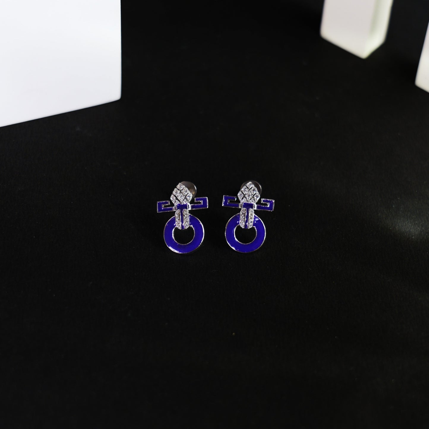 HALO EARRINGS- PURPLE