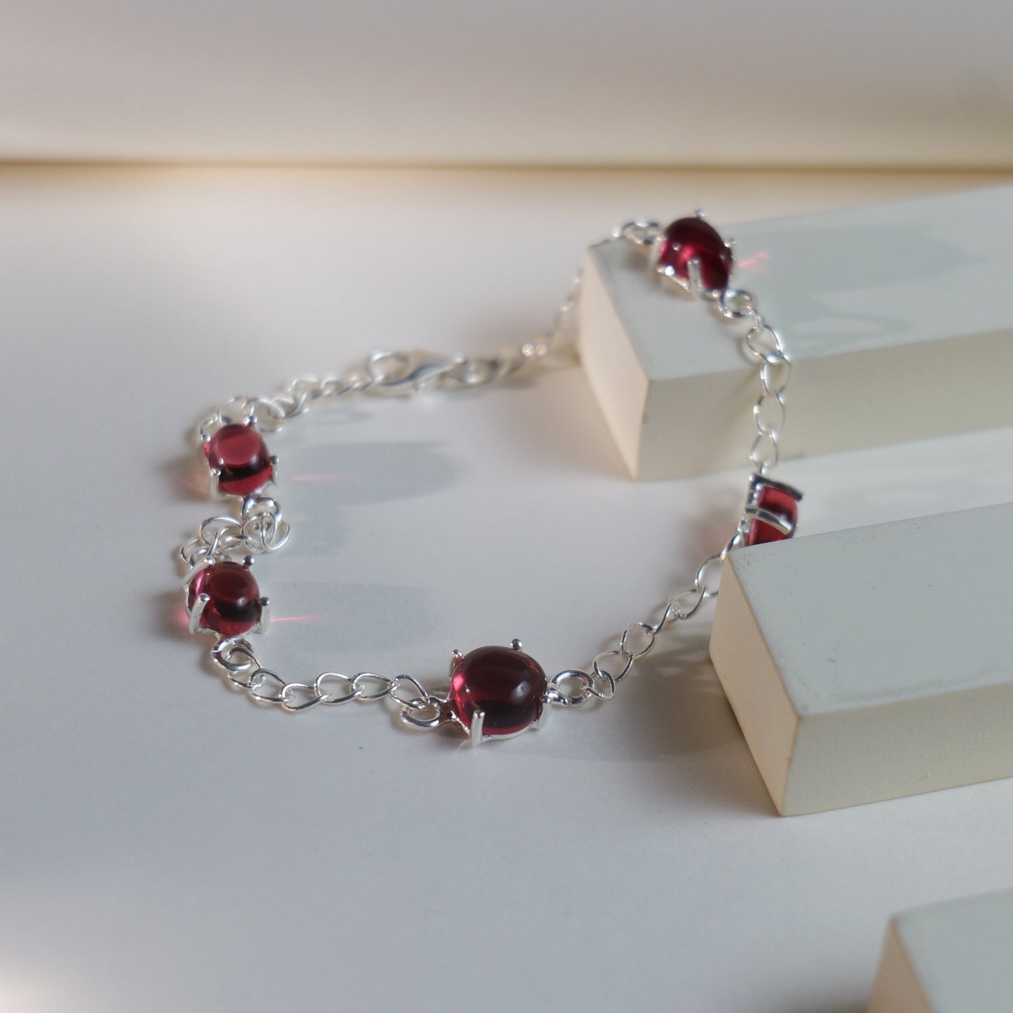 PENTA STONE BRACELET- RUBY(S)