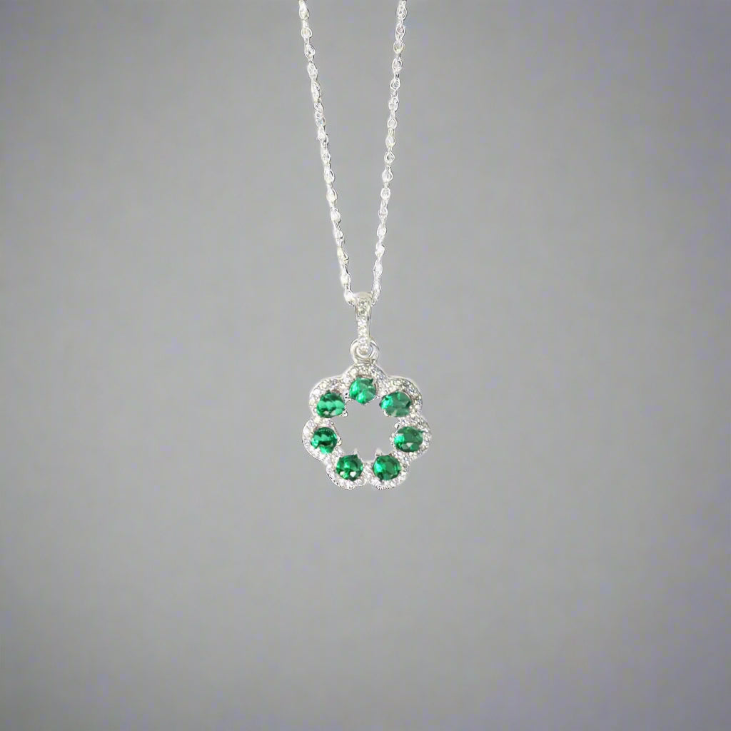 BLOOM PENDANT- EMERALD