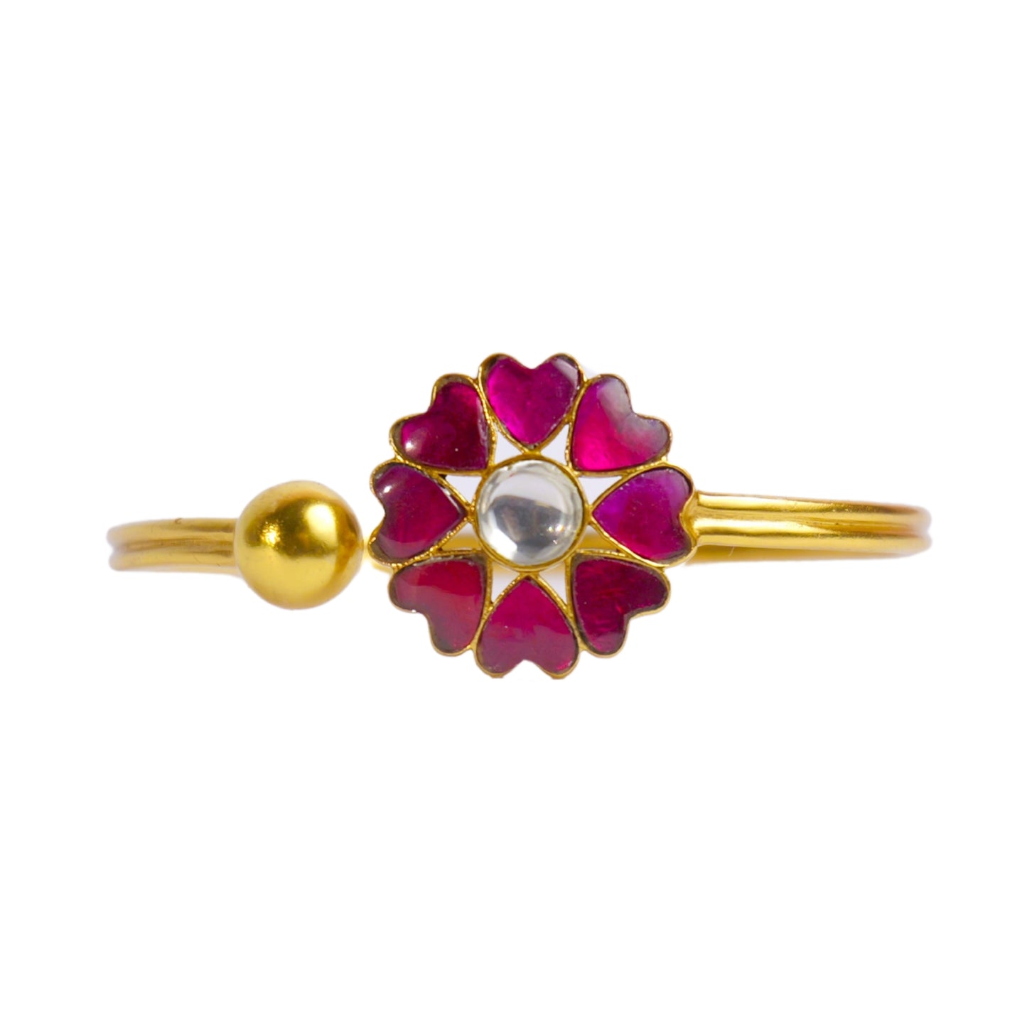 FLORAL KUNDAN BRACELET