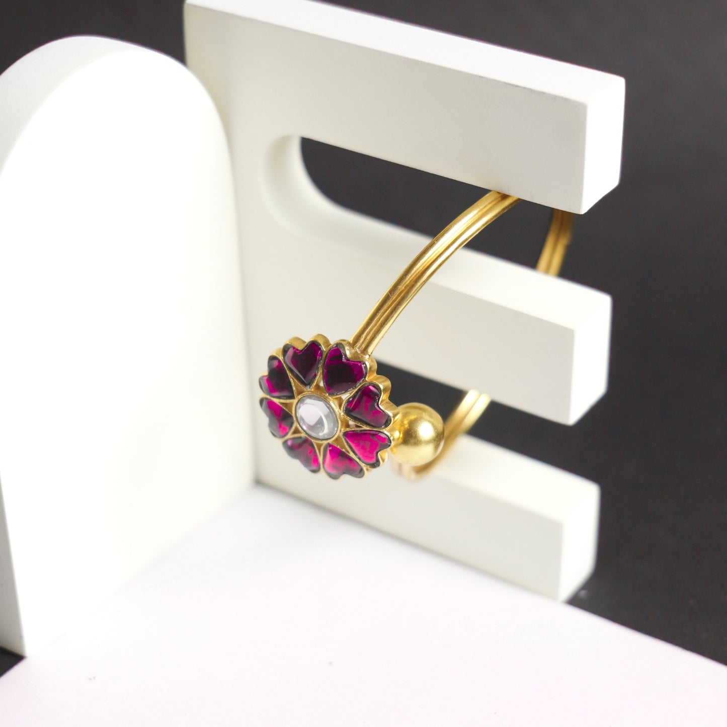 FLORAL KUNDAN BRACELET