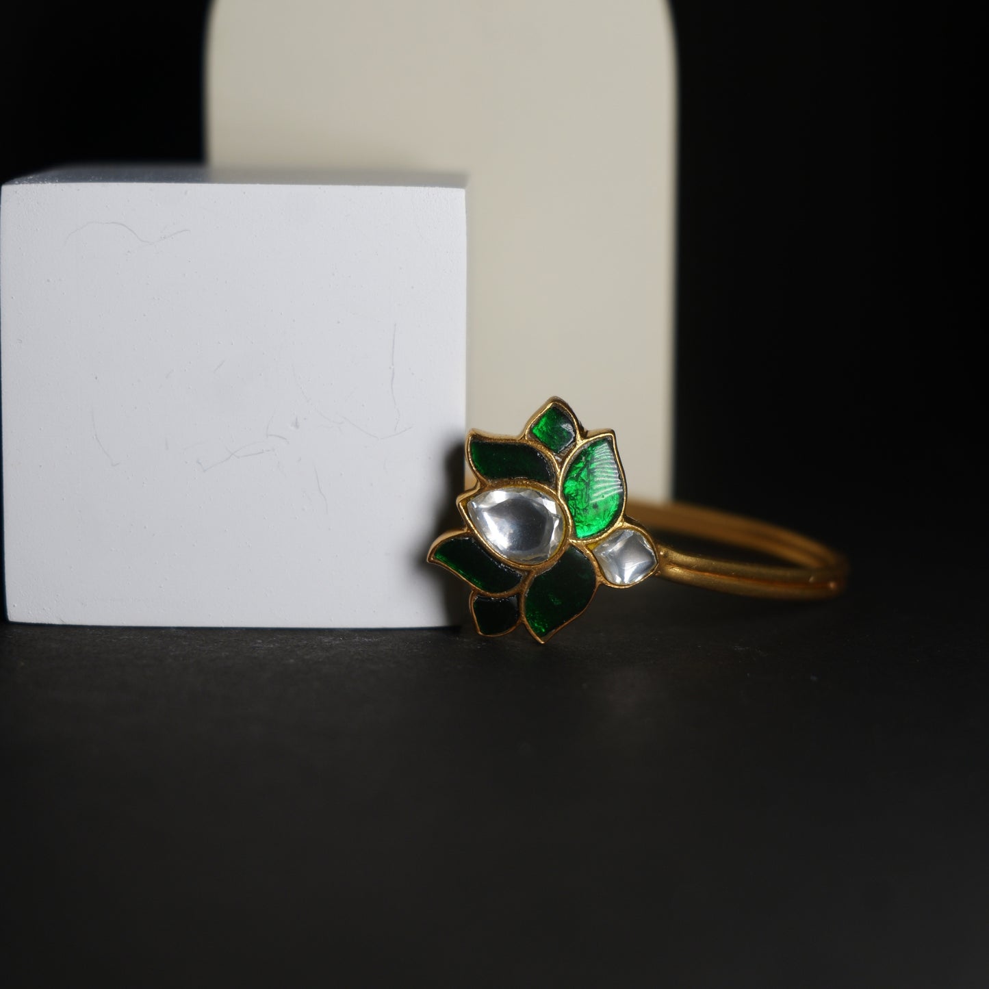 LOTUS KUNDAN BRACELET