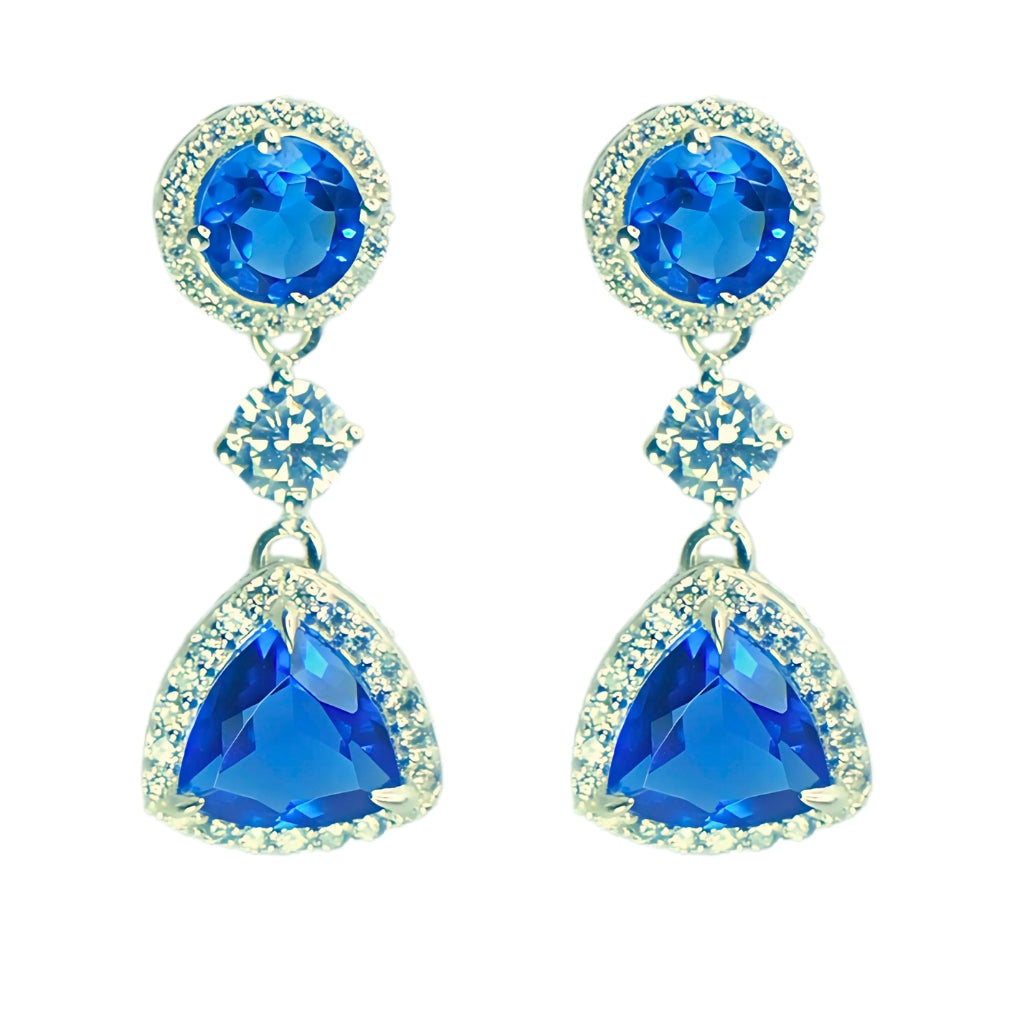 VELVET DROP EARRINGS- TOPAZ(S)