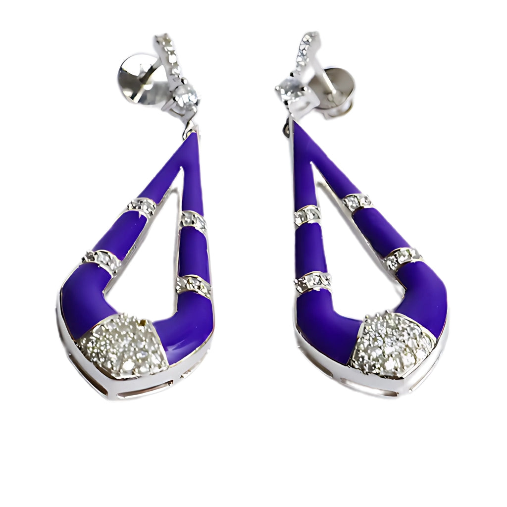 STELLAR EARRINGS- PURPLE