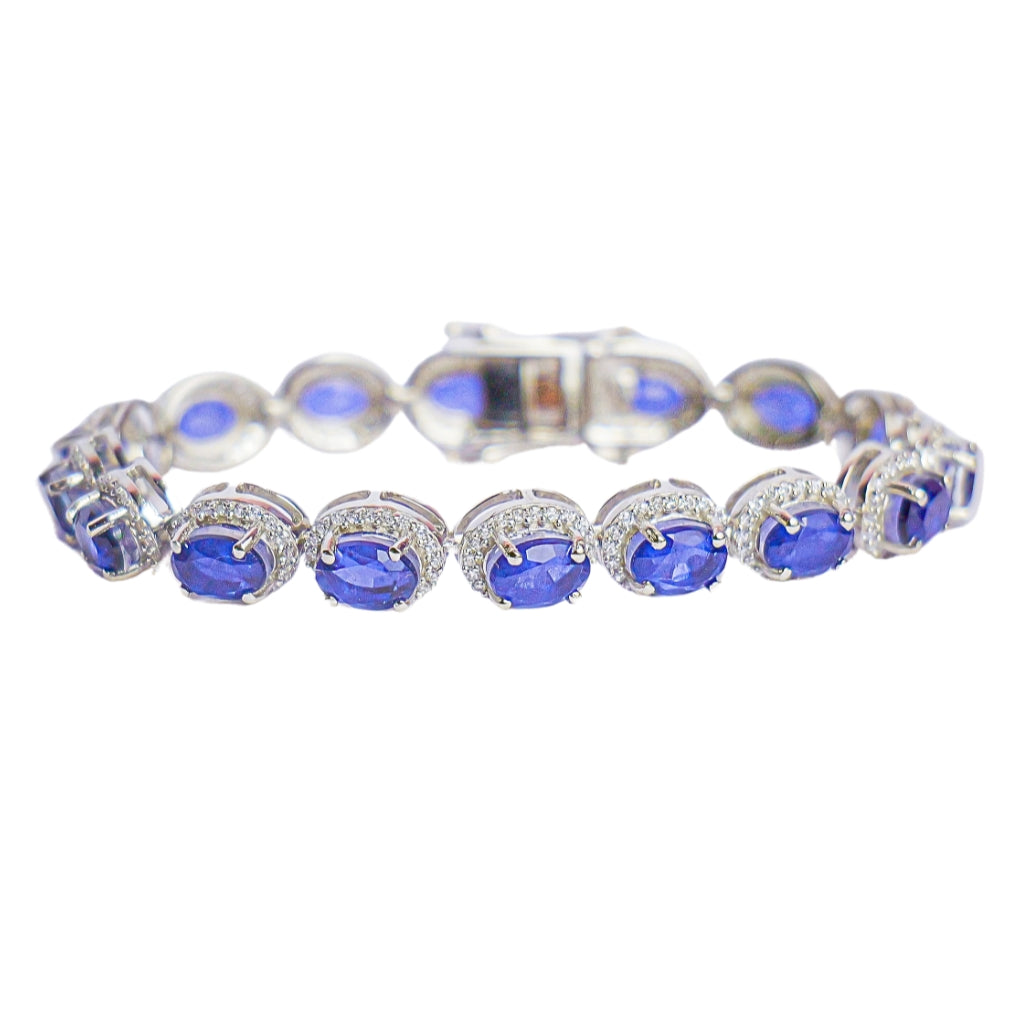 SIGNATURE OVAL BRACELET- TOPAZ(S)