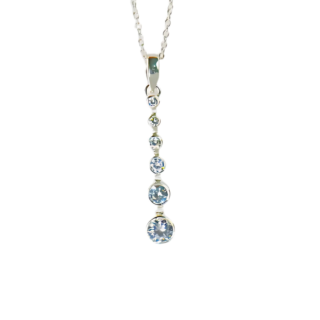 FALLING PENDANT- SILVER