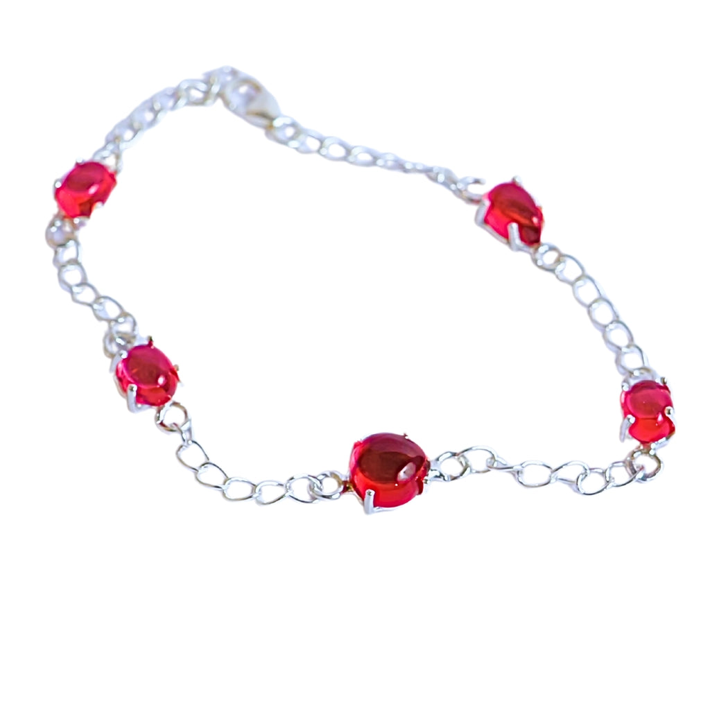 PENTA STONE BRACELET- RUBY(S)