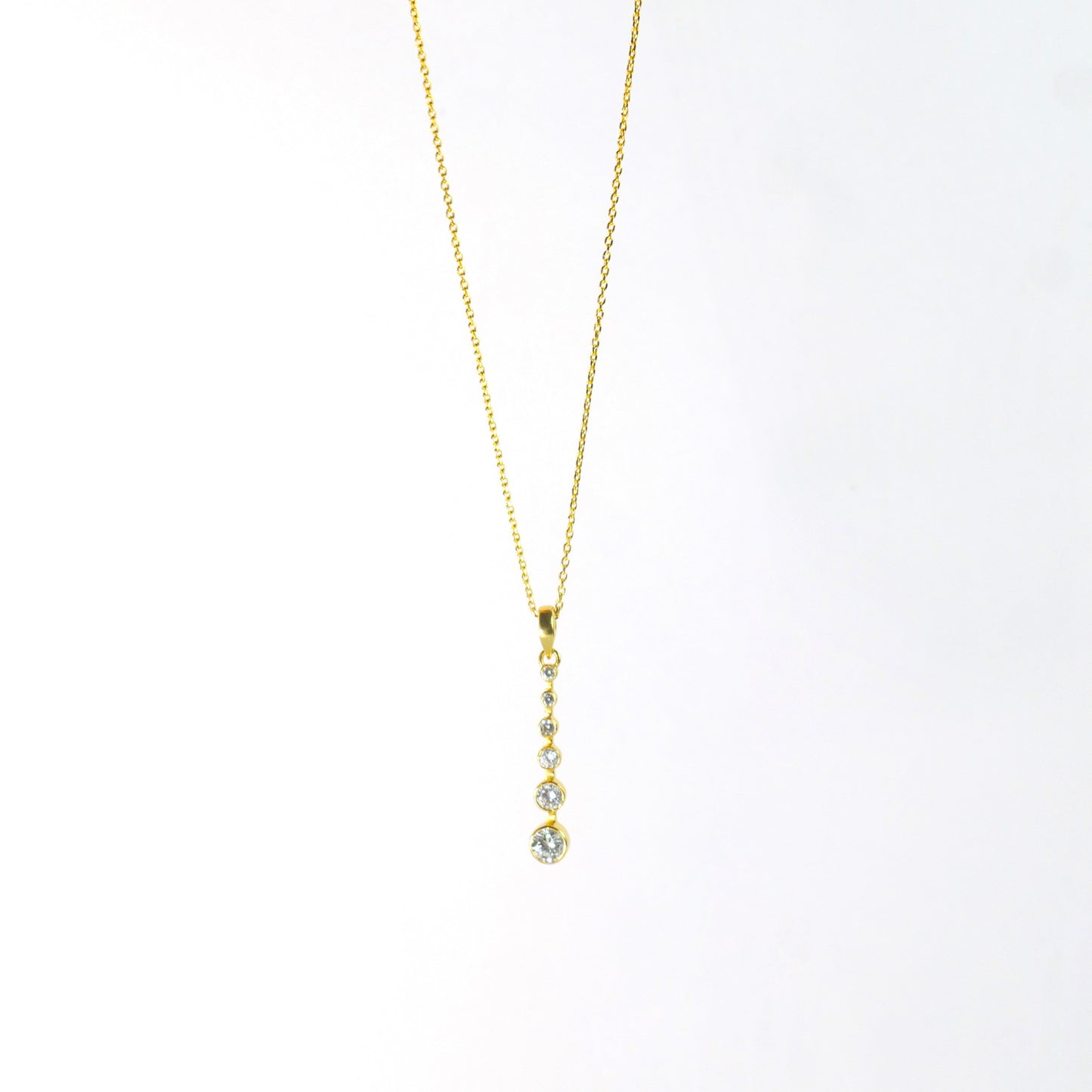FALLING PENDANT- GOLD