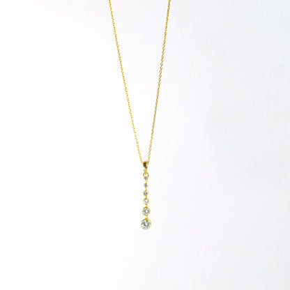 FALLING PENDANT- GOLD
