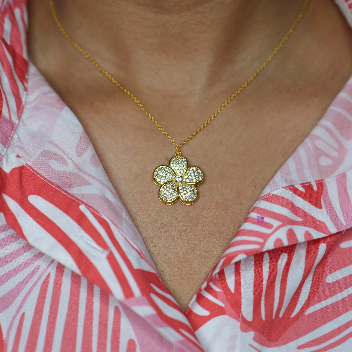 FLORETTE PENDANT- GOLD