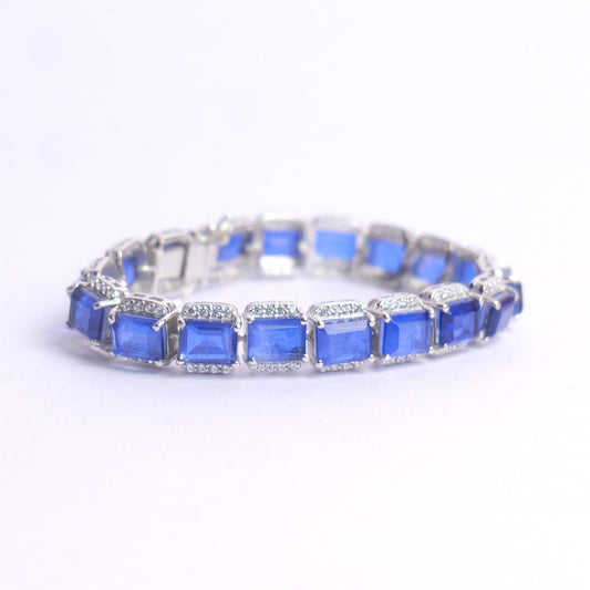 SIGNATURE TENNIS BRACELET- TOPAZ