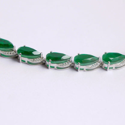 SIGNATURE TEARCUT BRACELET- EMERALD(S)