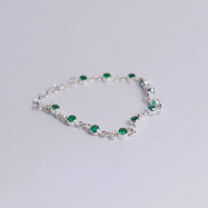 DEWDROP BRACELET- EMERALD(S)