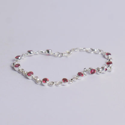 DEWDROP BRACELET- RUBY(S)
