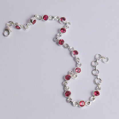 DEWDROP BRACELET- RUBY(S)