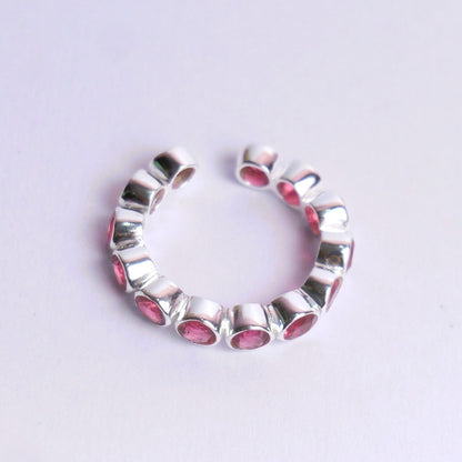 BEZEL RING ADJUSTABLE- RUBY(S)