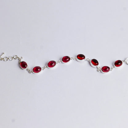 BEZEL BRACELET- RUBY(S)