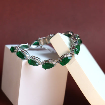 SIGNATURE TEARCUT BRACELET- EMERALD(S)