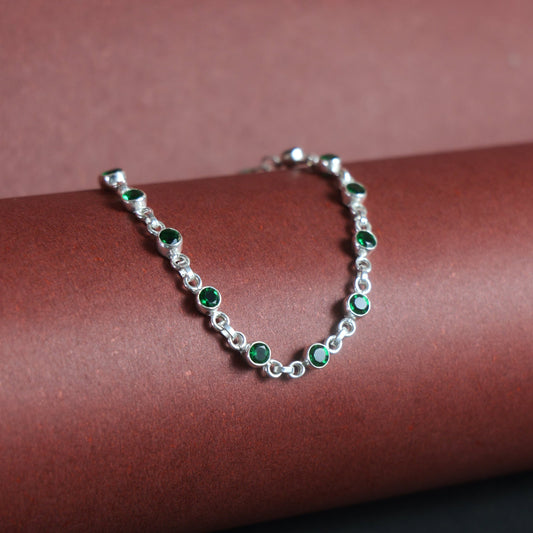 DEWDROP BRACELET- EMERALD(S)