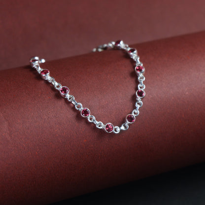 DEWDROP BRACELET- RUBY(S)