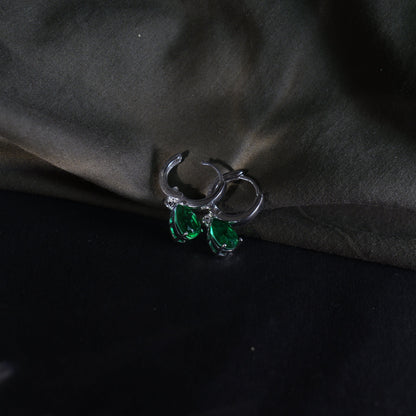 CLASSIC DROP EARRINGS- EMERALD(S)