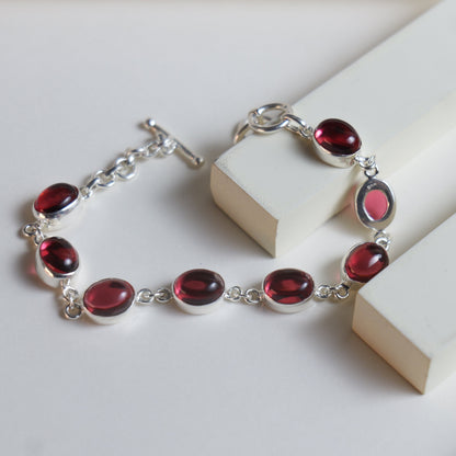 BEZEL BRACELET- RUBY(S)