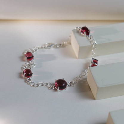 PENTA STONE BRACELET- RUBY(S)