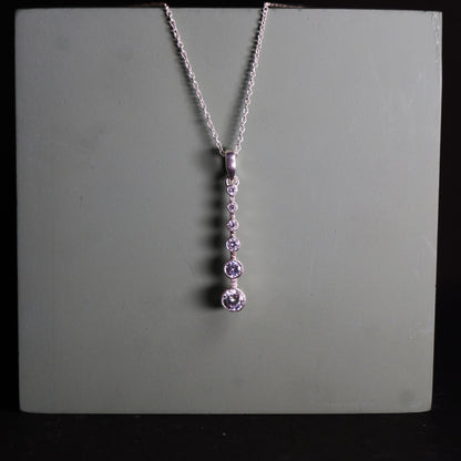 FALLING PENDANT- SILVER