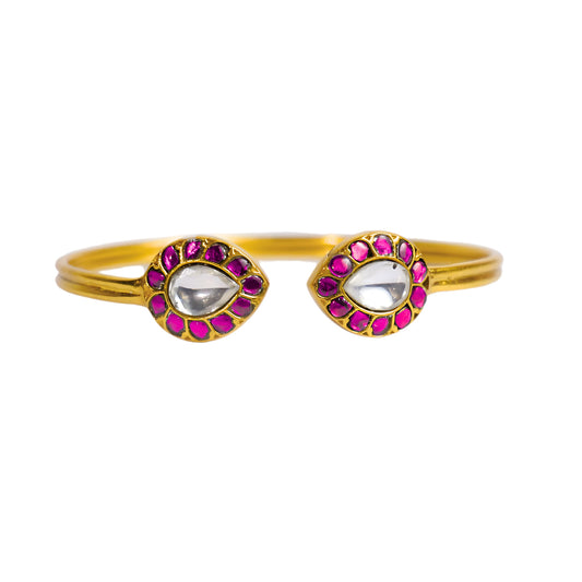 LEAFLET KUNDAN BRACELET