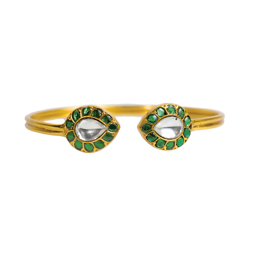 LEAFLET KUNDAN BRACELET