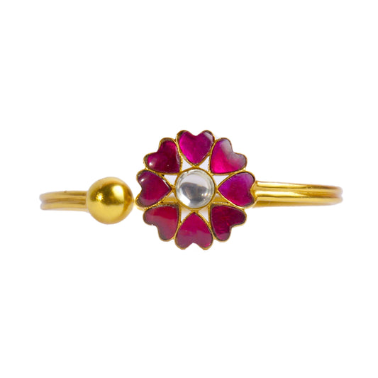 FLORAL KUNDAN BRACELET