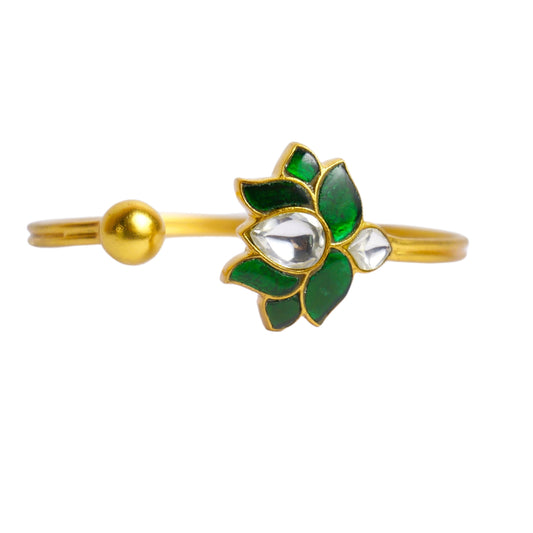 LOTUS KUNDAN BRACELET